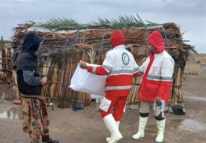 امدادرسانی هلال احمر کرمان به بیش از 1400 نفر در حوادث جوی