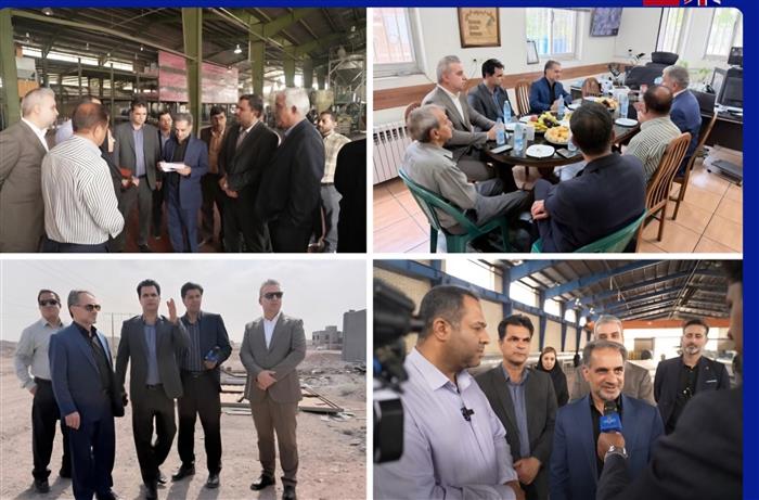 فراتر از نشست‌های پشت‌میزنشینی؛ بازرس‌کل استان در «سنگرِ تولید» کرمان/ وقتی نظارت قضایی، گره‌گشایِ چرخ‌دنده‌های صنعت می‌شود