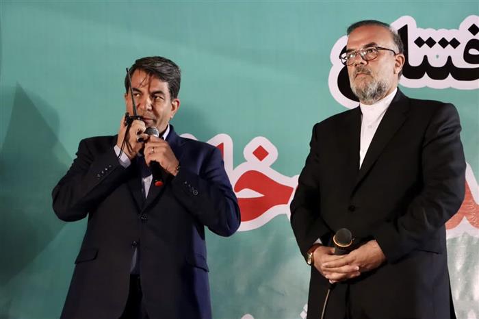 رویش دوباره تاریخ در دیار کریمان؛ میدان‌گاه «عدالت‌خانه» افتتاح شد/ آغاز عملیات مرمت و بازآفرینی «سرای سردار»
