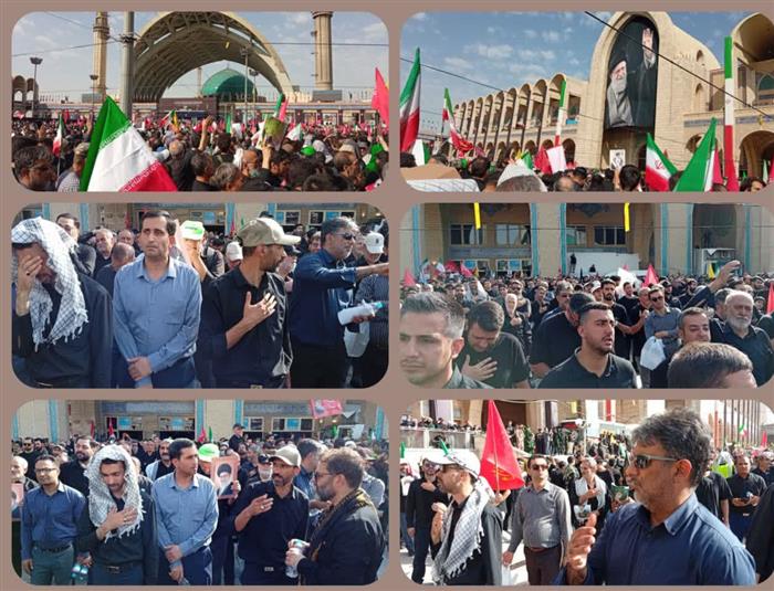گامی در مسیر وفاداری؛ حضور مدیران نوسازی مدارس کرمان در بدرقه رهبر شهید گامی در مسیر وفاداری؛ حضور مدیران نوسازی مدارس کرمان در بدرقه رهبر شهید
